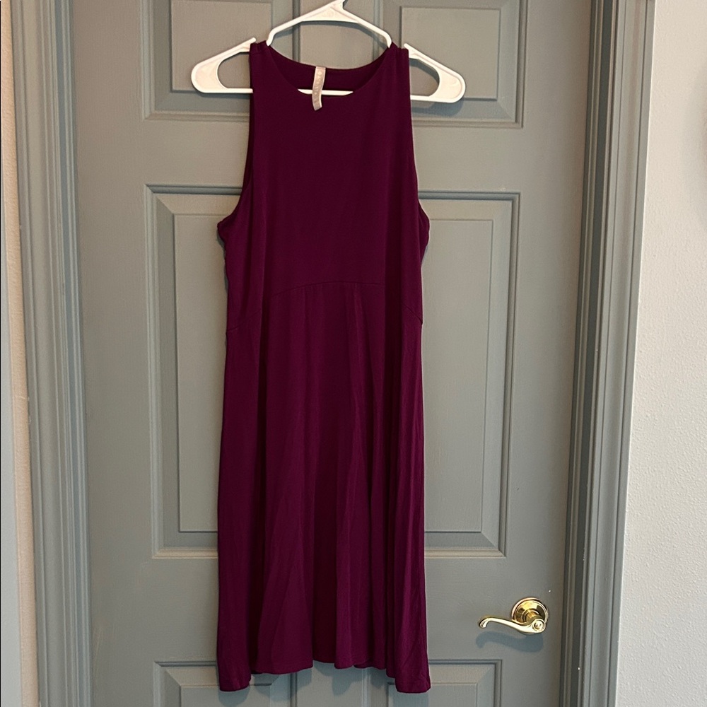 Athleta Rich Purple Midi Dress